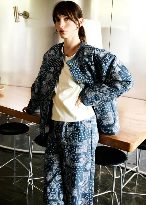 Pantalon RANI Bleu Marine