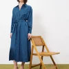 Robe ADENISSE Bleu Petrole