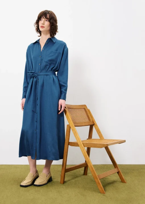 Robe ADENISSE Bleu Petrole