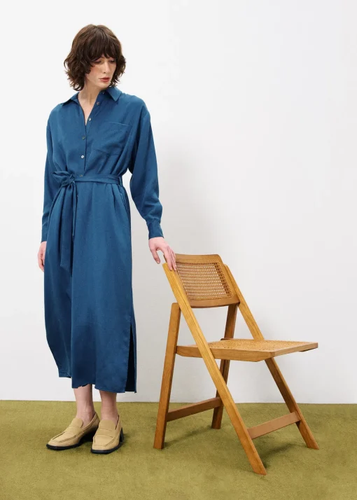 Robe ADENISSE Bleu Petrole