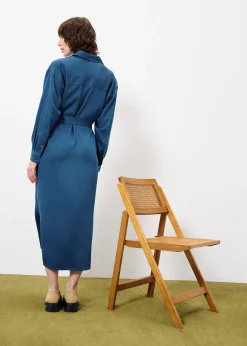 Robe ADENISSE Bleu Petrole