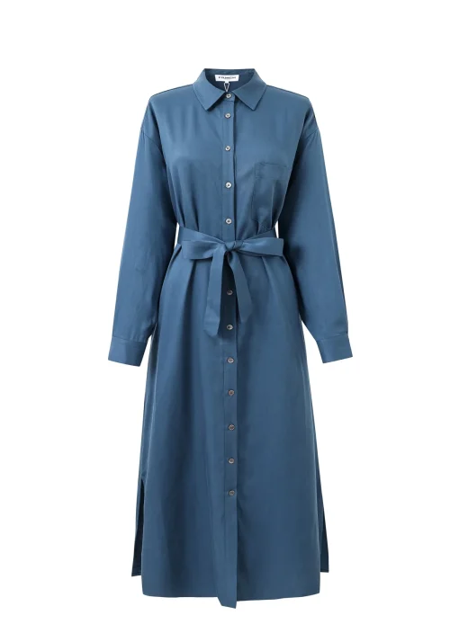 Robe ADENISSE Bleu Petrole