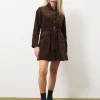 Robe CLOELIA Marron Glace
