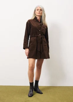 Robe CLOELIA Marron Glace