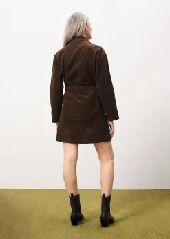 Robe CLOELIA Marron Glace