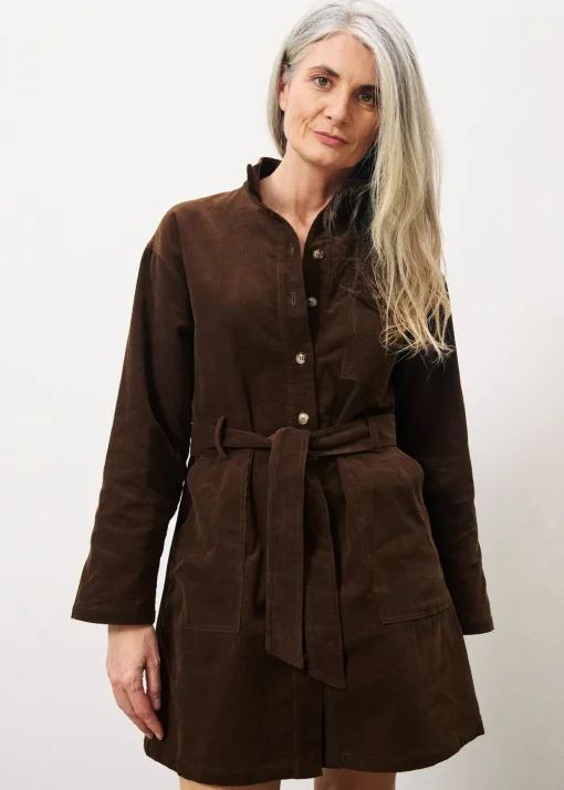 Robe CLOELIA Marron Glace