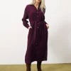 Robe CLORIS Bordeaux