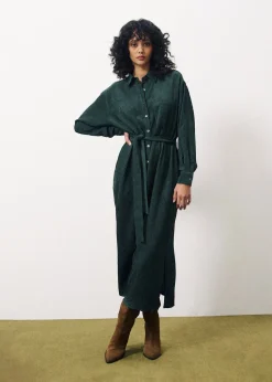 Robe CLORIS Vert Foret