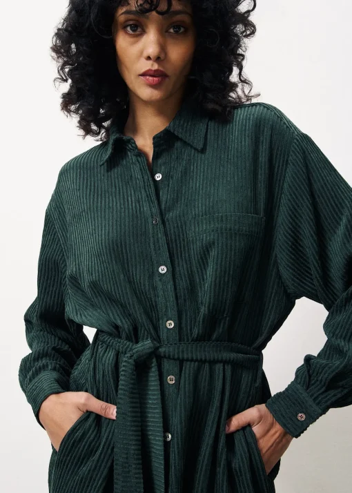 Robe CLORIS Vert Foret