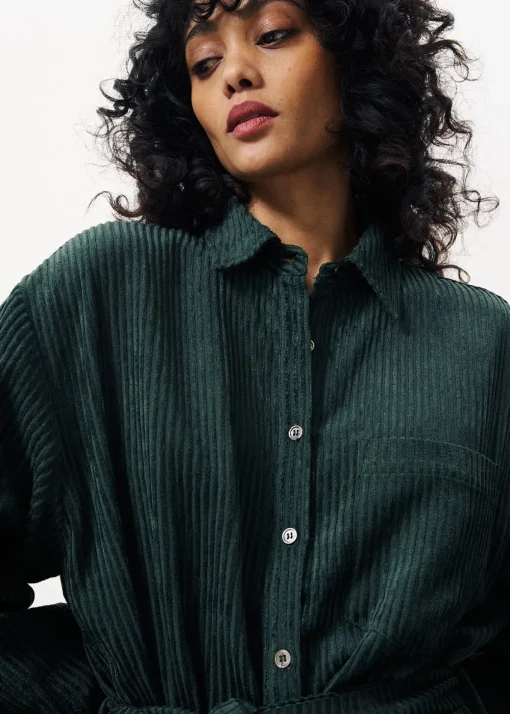 Robe CLORIS Vert Foret