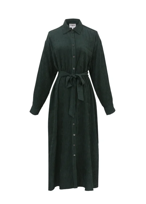 Robe CLORIS Vert Foret