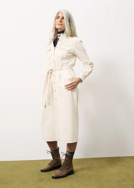 Robe CLOTILDA Creme