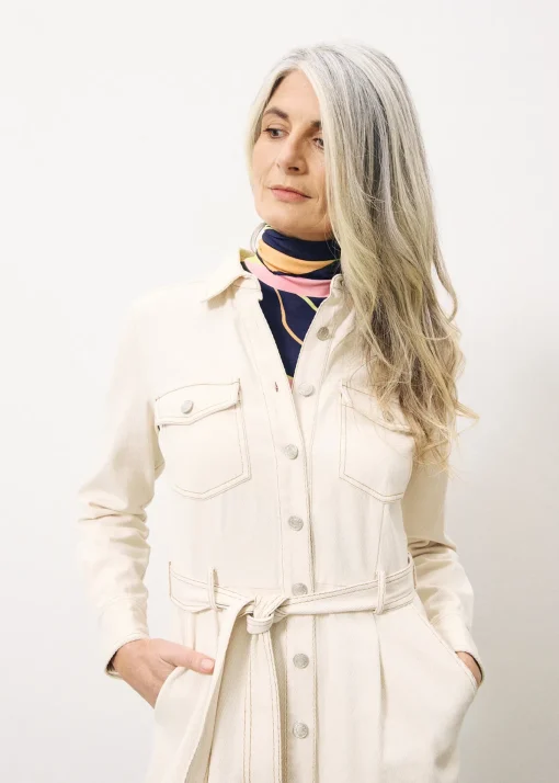 Robe CLOTILDA Creme