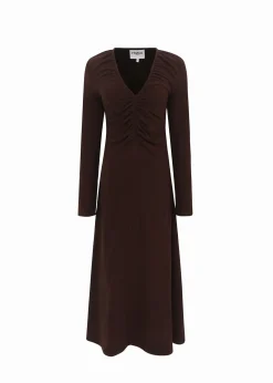 Robe MAEE Chocolat