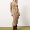 Robe MARGAUX Camel