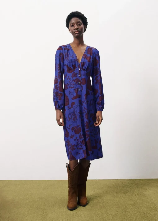Robe WENDY Flora Blue