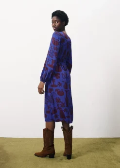 Robe WENDY Flora Blue
