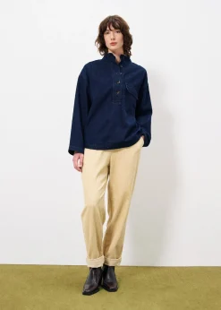 Top SOLAINE Bleu Marine
