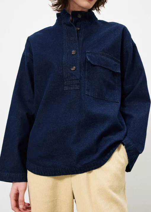 Top SOLAINE Bleu Marine