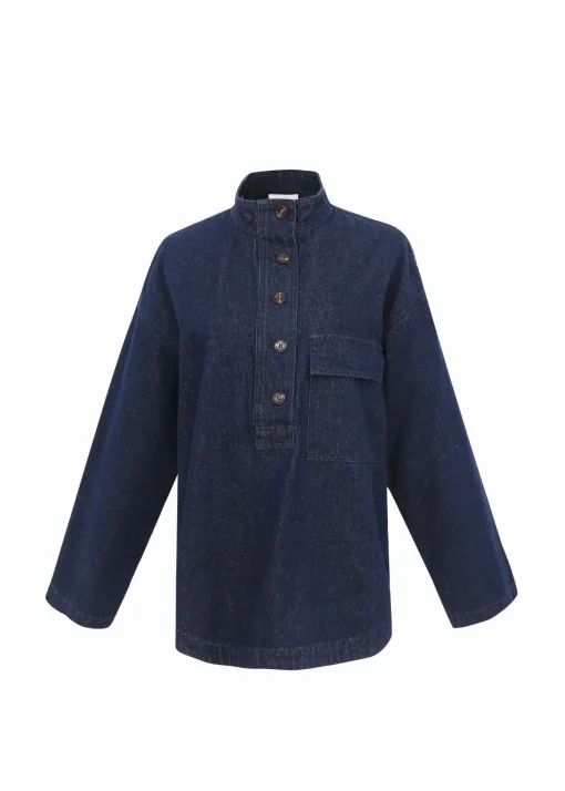 Top SOLAINE Bleu Marine