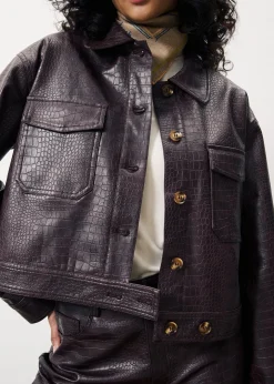 Veste CALIXA Chocolat