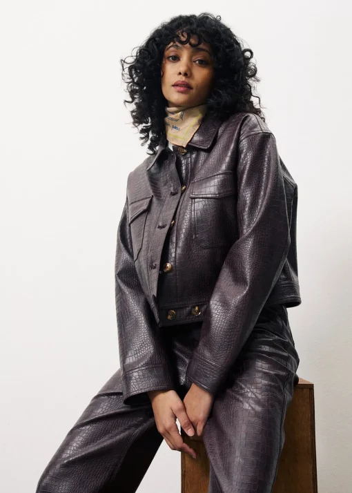 Veste CALIXA Chocolat