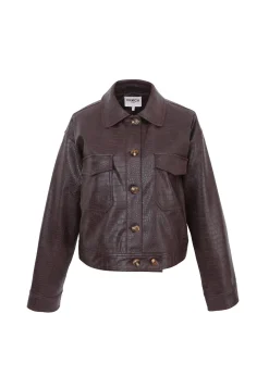 Veste CALIXA Chocolat